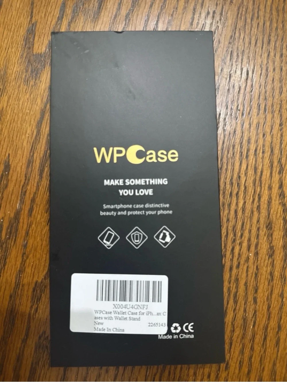 New Black PU Leather Wallet Case iPhone 17 Pro Max